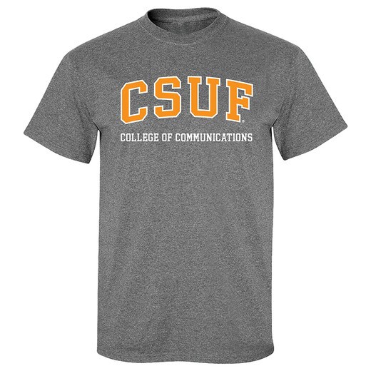 CSUF College of Communications Tee - Grey